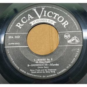 Perez Prado EP 45 Mambo No 8 Barbarabatiri Mambo 5 Pachito E-Che RCA EPA 302